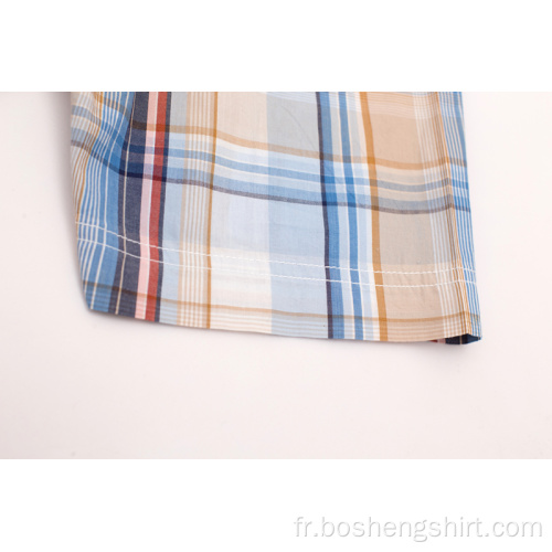 Chemise hawaïenne boutonnée à manches courtes